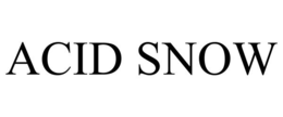 ACID SNOW trademark