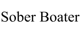 SOBER BOATER trademark