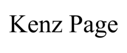 KENZ PAGE trademark