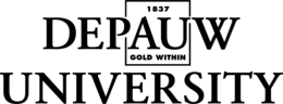 DEPAUW UNIVERSITY GOLD WITHIN 1837 trademark