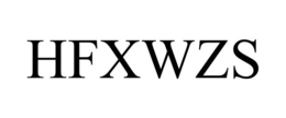HFXWZS trademark