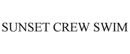 SUNSET CREW SWIM trademark