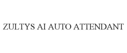 ZULTYS AI AUTO ATTENDANT trademark