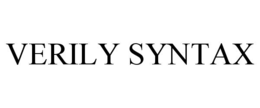 VERILY SYNTAX trademark