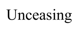 UNCEASING trademark