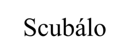 SCUBÁLO trademark