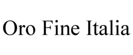 ORO FINE ITALIA trademark
