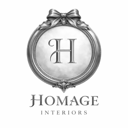 H HOMAGE INTERIORS trademark
