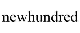 NEWHUNDRED trademark