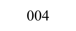 004 trademark