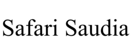 SAFARI SAUDIA trademark
