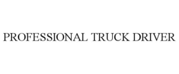 PROFESSIONAL TRUCK DRIVER trademark