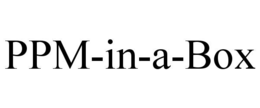 PPM-IN-A-BOX trademark