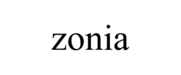 ZONIA trademark