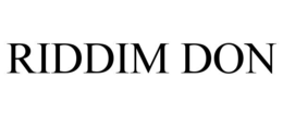 RIDDIM DON trademark
