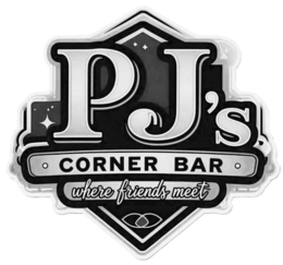 PJ'S CORNER BAR WHERE FRIENDS MEET trademark
