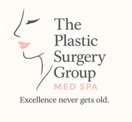THE PLASTIC SURGERY GROUP MED SPA EXCELLENCE NEVER GETS OLD. trademark
