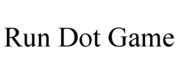 RUN DOT GAME trademark
