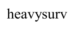 HEAVYSURV trademark
