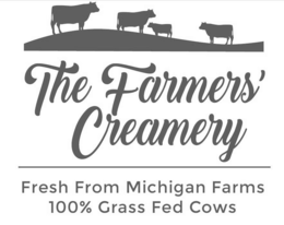 THE FARMERS' CREAMERY FRESH FROM MICHIGAN FARMS 100% GRASS FED COWS trademark