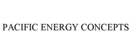 PACIFIC ENERGY CONCEPTS trademark