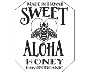 MADE IN HAWAII SWEET ALOHA HONEY RAW AND ORGANIC trademark