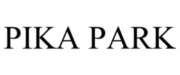 PIKA PARK trademark