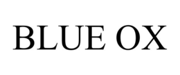 BLUE OX trademark