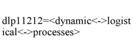 DLP11212=<DYNAMIC<->LOGISTICAL<->PROCESSES> trademark