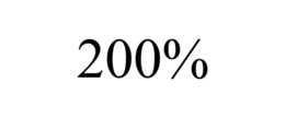 200% trademark