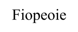 FIOPEOIE trademark