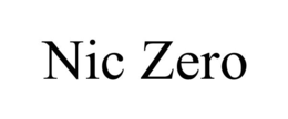 NIC ZERO trademark