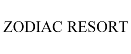 ZODIAC RESORT trademark