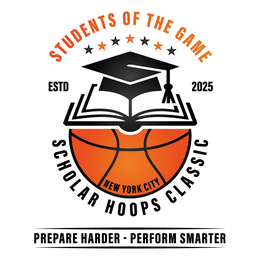 STUDENTS OF THE GAME ESTD 2025 NEW YORK CITY SCHOLAR HOOPS CLASSIC PREPARE HARDER – PERFORM SMARTER trademark
