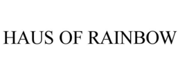 HAUS OF RAINBOW trademark