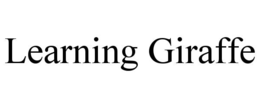 LEARNING GIRAFFE trademark