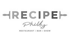 RECIPE PHILLY RESTAURANT BAR SHOW trademark