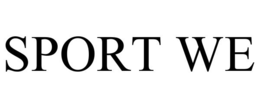 SPORT WE trademark