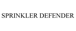 SPRINKLER DEFENDER trademark