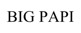 BIG PAPI trademark