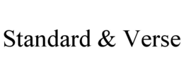 STANDARD & VERSE trademark