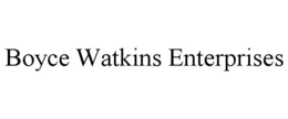 BOYCE WATKINS ENTERPRISES trademark