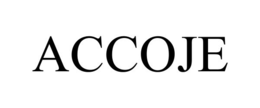 ACCOJE trademark