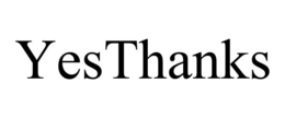 YESTHANKS trademark
