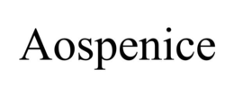 AOSPENICE trademark