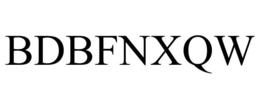 BDBFNXQW trademark