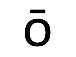 Ō trademark