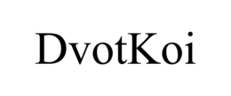 DVOTKOI trademark