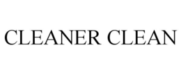 CLEANER CLEAN trademark
