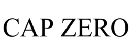 CAP ZERO trademark